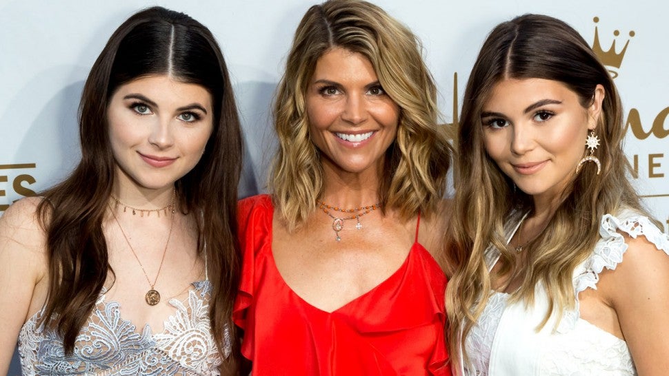 Lori Loughlin with her daughters, Bell (left) and Olivia (right).