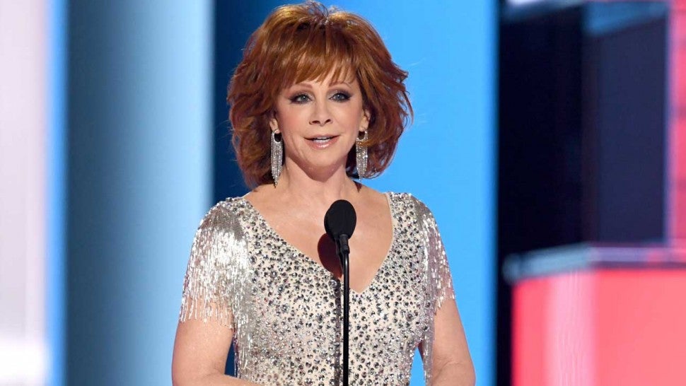 Reba McEntire hosts the the 54th Academy Of Country Music Awards in Las Vegas on April 7