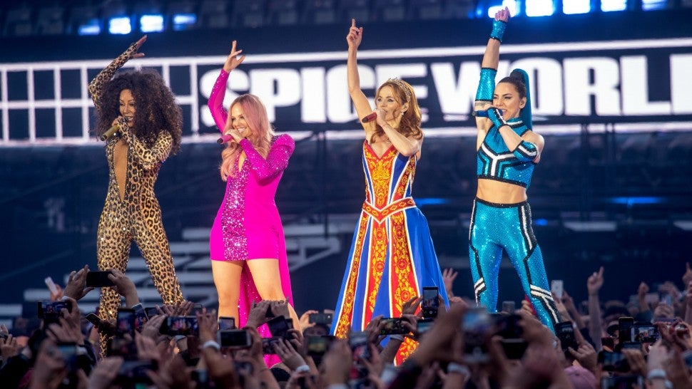 Spice Girls Give Us Major Nostalgia With Reunion Tour Outfits See The Fierce Looks Entertainment Tonight