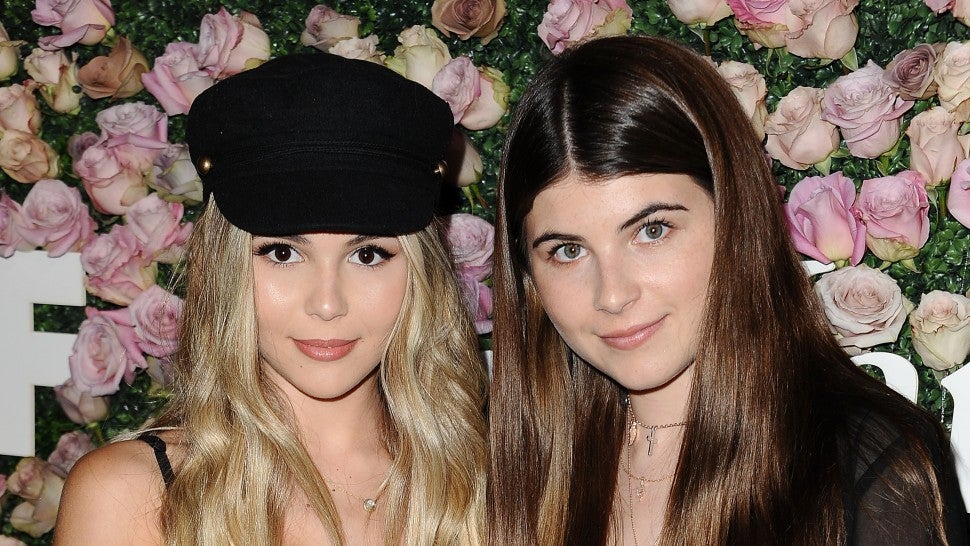 Olivia Jade Giannulli and Bella Giannulli attend Max Mara and Vanity Fair's celebration of Women In Film's Face of the Future Award recipient, Zoey Deutch at Chateau Marmont on June 12, 2017 in Los Angeles, California.