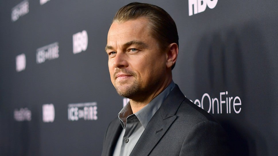 Leonardo DiCaprio Attends Movie Premiere With His Dad