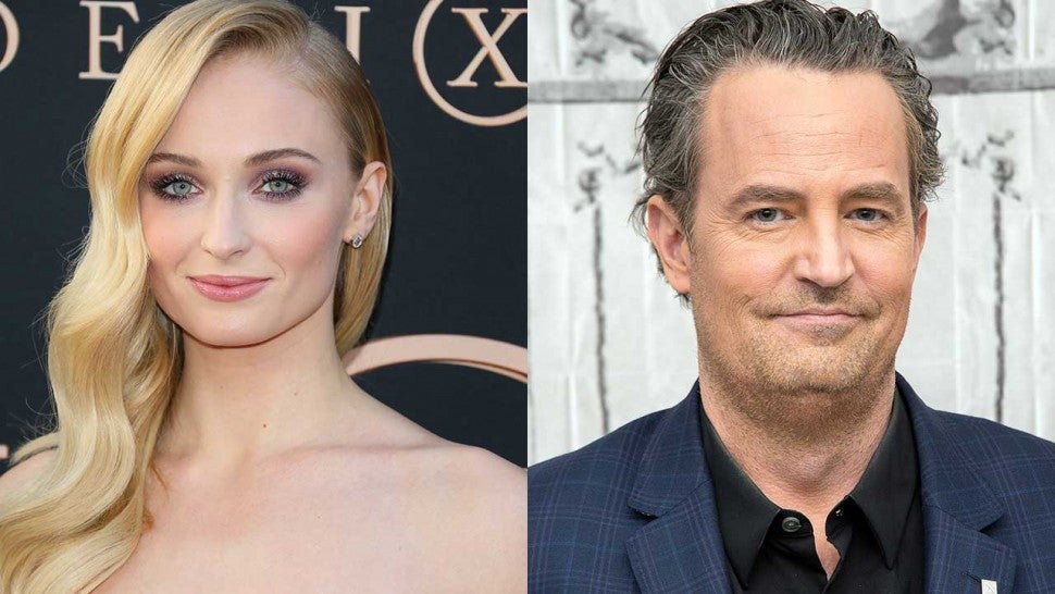 Sophie Turner and Matthew Perry
