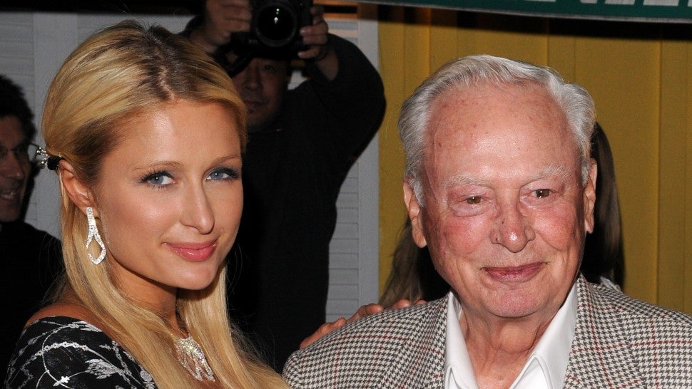 Paris Hilton and Grandfather Barron Hilton