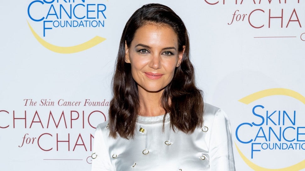 katie holmes in nyc on oct 17