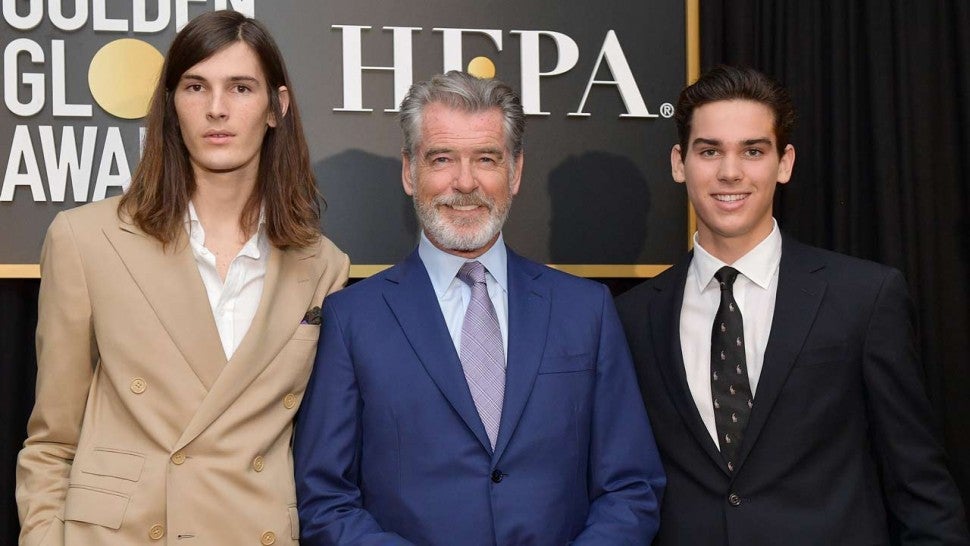 Pierce Brosnan and sons