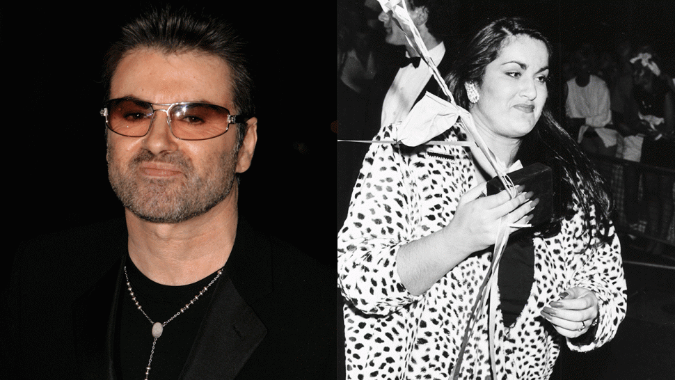 George Michael and sister