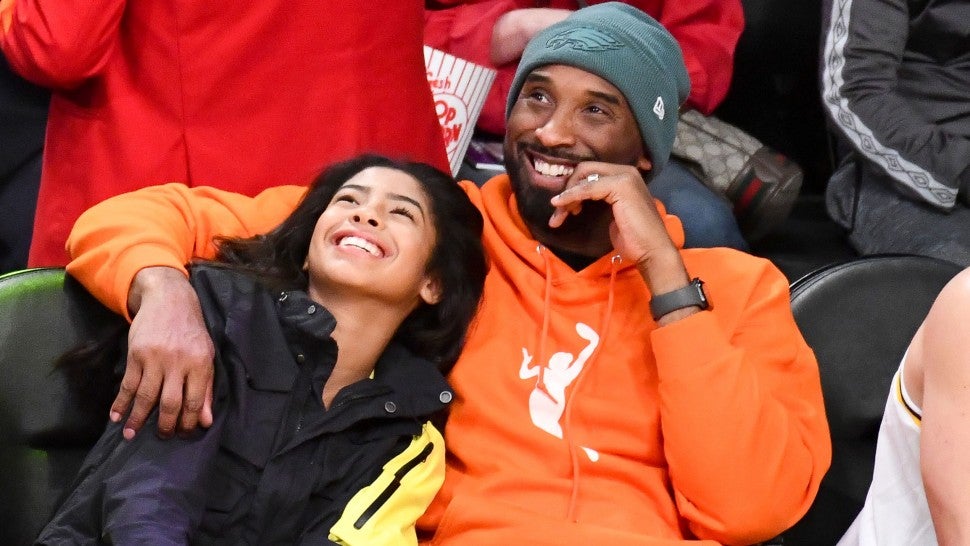 Image result for Kobe Bryant and his 13-year-old daughter Gianna
