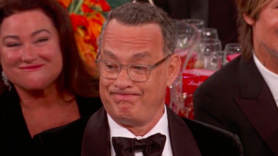 Image result for tom hanks golden globes 2020