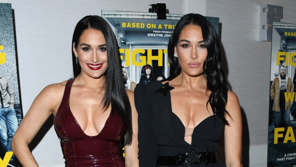 Nikki Bella and Brie Bella at "Fighting With My Family" Los Angeles Tastemaker Screening in february 2019