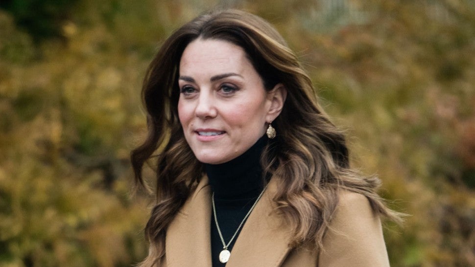 Catherine, Duchess of Cambridge visits HMP Send on January 22, 2020 in Woking, England