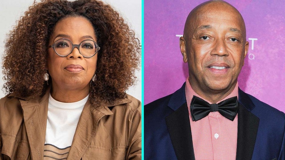 Oprah Winfrey and Russell Simmons