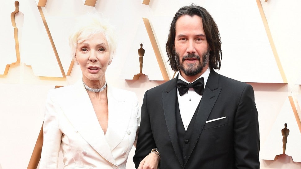Keanu Reeves and Patricia Taylor at 2020 Oscars 1280