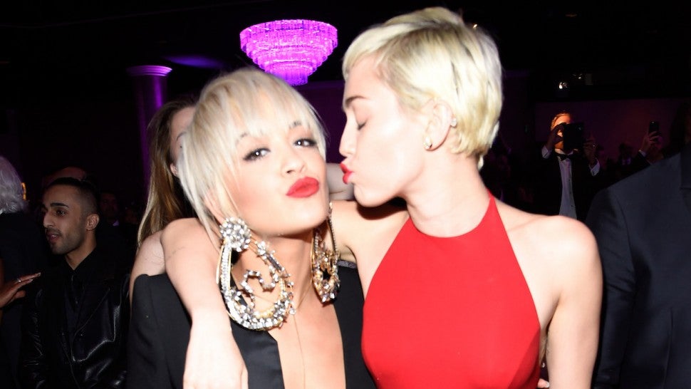 Rita Ora and Miley Cyrus