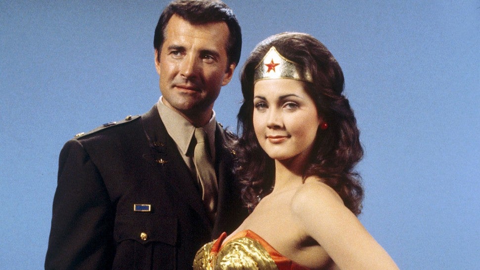 Lynda Carter and Lyle Waggoner on 'Wonder Woman'
