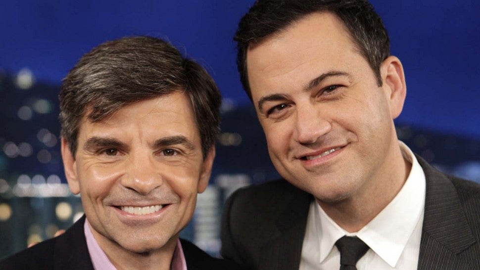 George Stephanopoulos and Jimmy Kimmel
