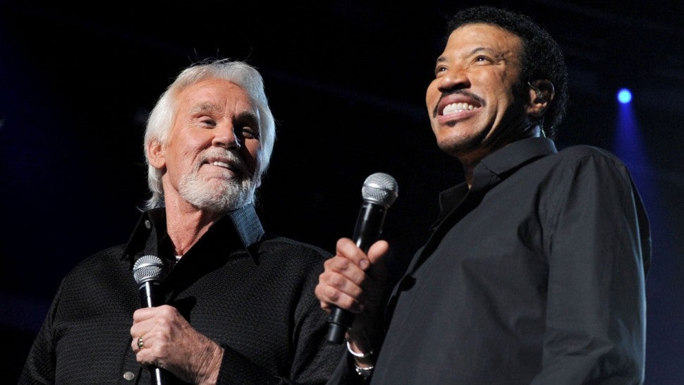 Kenny Rogers and Lionel Richie