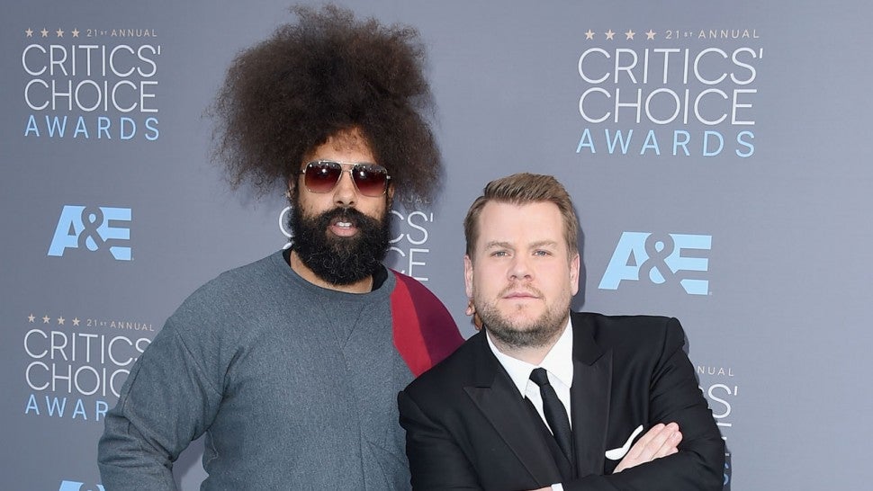 James Corden and Reggie Watts at the 21st Annual Critics' Choice Awards 