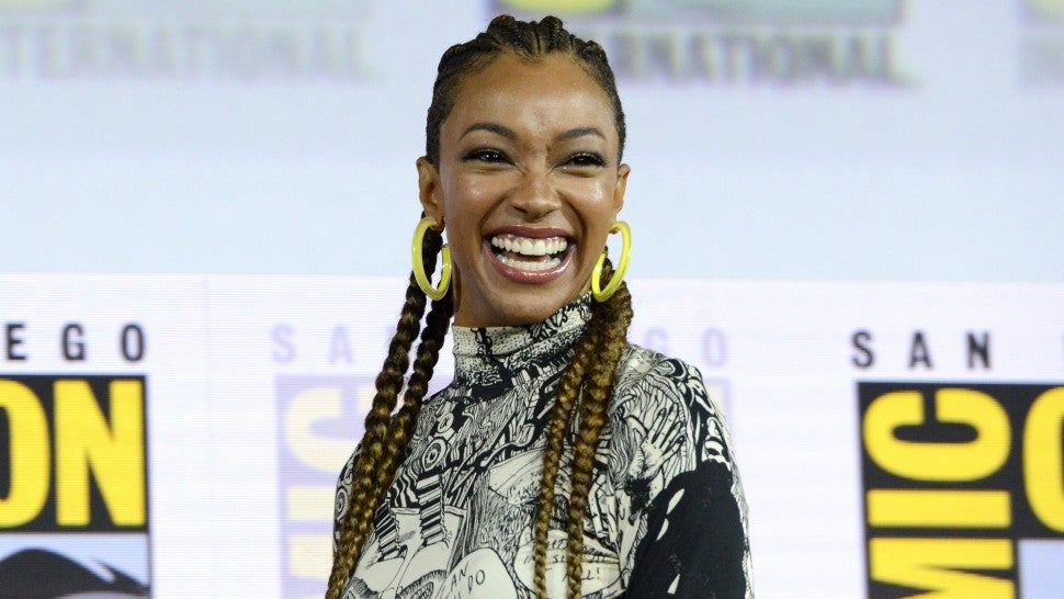  Sonequa Martin-Green speaks at the "Enter The Star Trek Universe" Panel during 2019 Comic-Con International at San Diego Convention Center on July 20, 2019 in San Diego, California.