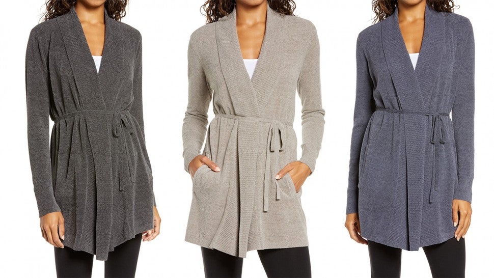 nordstrom daily deal barefoot dreams cardigan