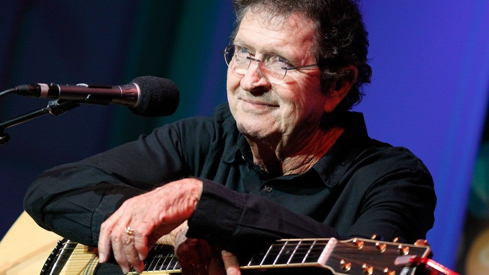 Country music artist Mac Davis performs at the CMA Songwriters Series - Bill Anderson, Mac Davis, Mo Pitney And Pam Tillis Perform at The Library of Congress on April 21, 2015 in Washington, DC.