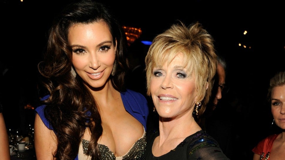 Kim Kardashian West and Jane Fonda