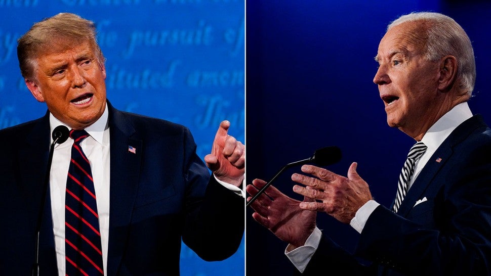 How to Watch the Final Presidential Debate Between Joe Biden and Donald  Trump | Entertainment Tonight