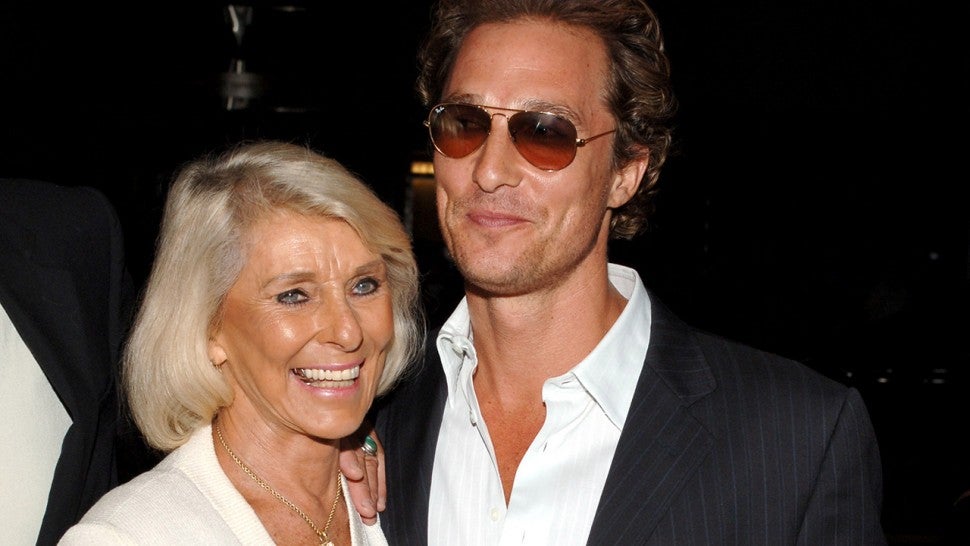 Matthew McConaughey and mother Kay McConaughey during "Two for the Money" World Premiere Co-Presented By Bodog.com - Red Carpet at Samuel Goldwyn Theater in Los Angeles, California, United States. 