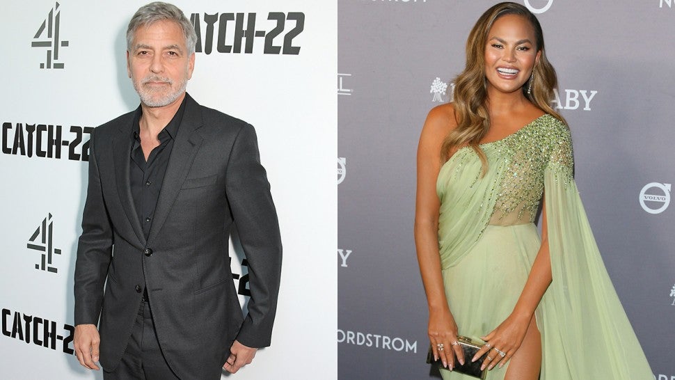 George Clooney and Chrissy Teigen