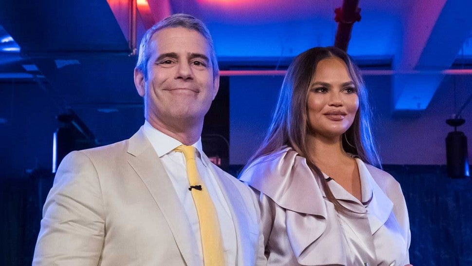 Andy Cohen and Chrissy Teigen