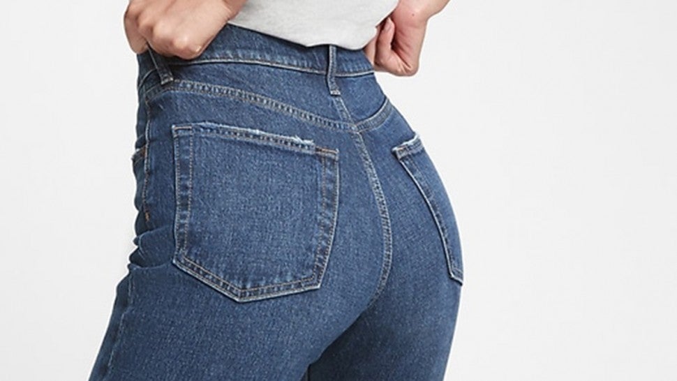 TikTok Gap High Rise Cheeky Straight Jeans