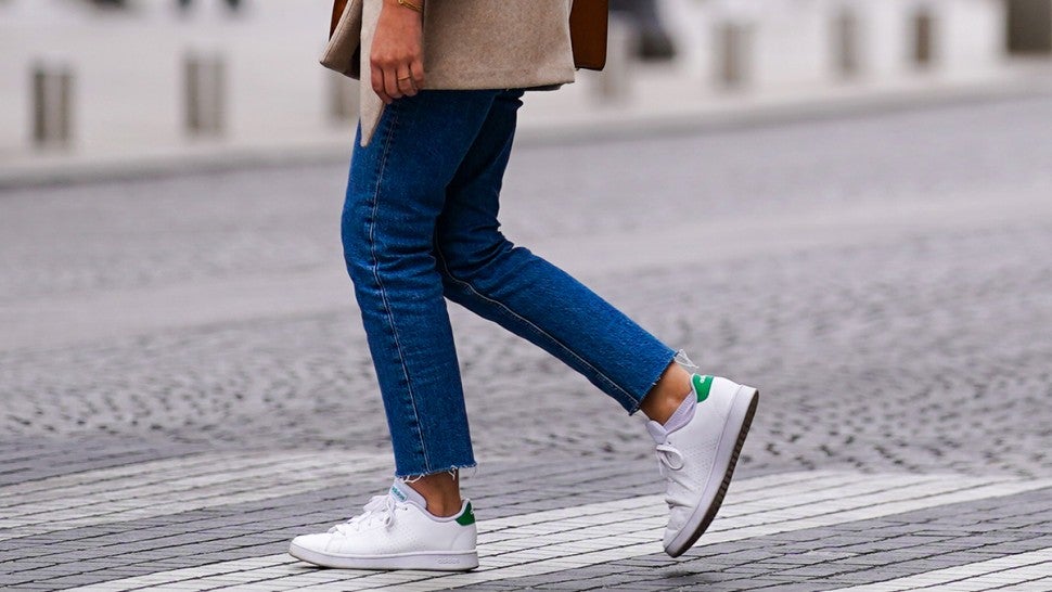 adidas Women's stan smith shoes - white/grey