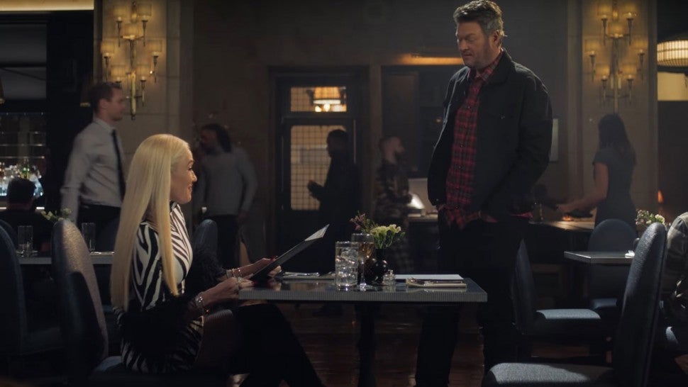 Gwen Stefani and Blake Shelton in T-Mobile Super Bowl Ad