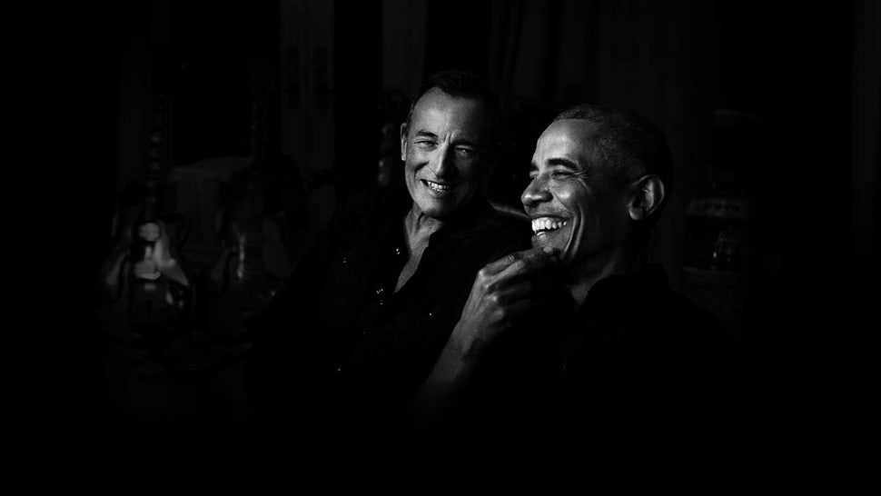 Bruce Springsteen and Barack Obama