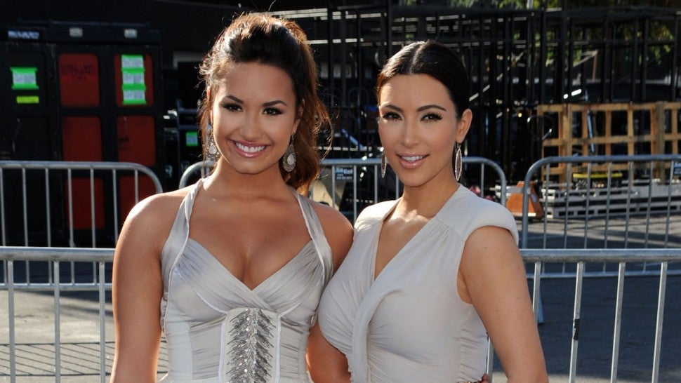 Kim Kardashian and Demi Lovato