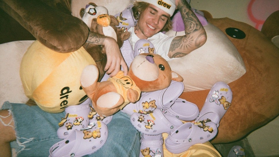 bieber x crocs