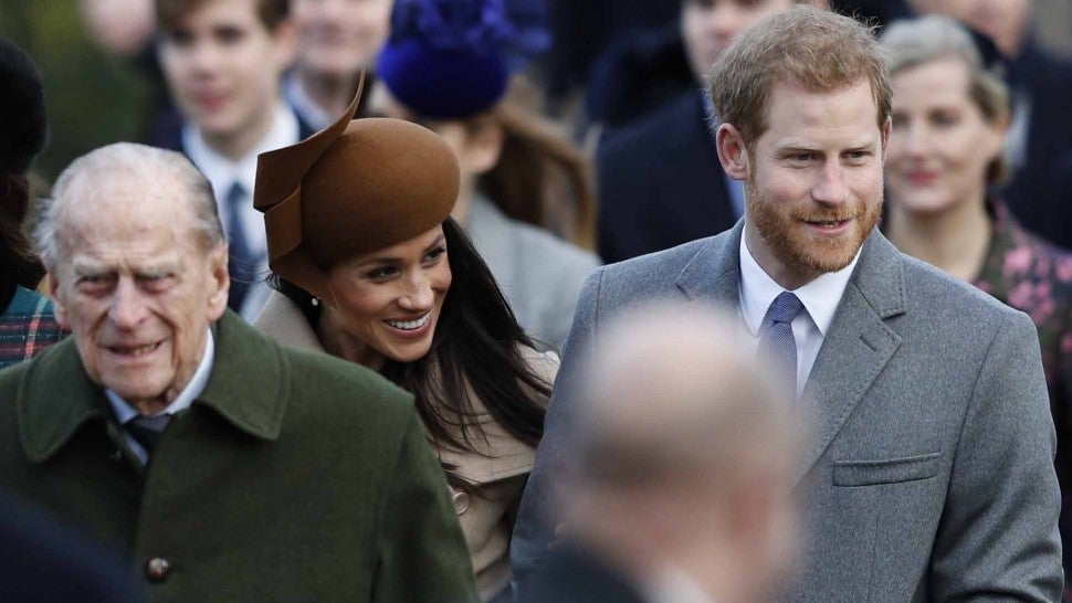 Prince Philip, Meghan Markle and Prince Harry