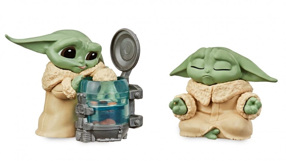Baby Yoda figurines for Star Wars Day
