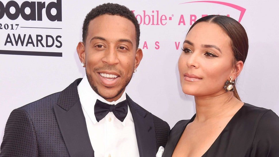  Host Ludacris (L) and model Eudoxie Mbouguiengue attend the 2017 Billboard Music Awards at T-Mobile Arena on May 21, 2017 in Las Vegas, Nevada.