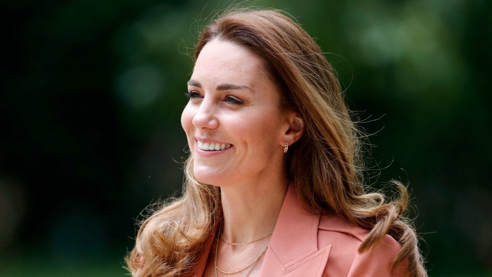Catherine, Duchess of Cambridge, in her role as patron, visits the 'Urban Nature Project' at The Natural History Museum on June 22, 2021 in London, England. The Urban Nature Project, which is being launched later this year, aims to help people reconnect with the natural world and to find practical solutions to protect the planet's future.