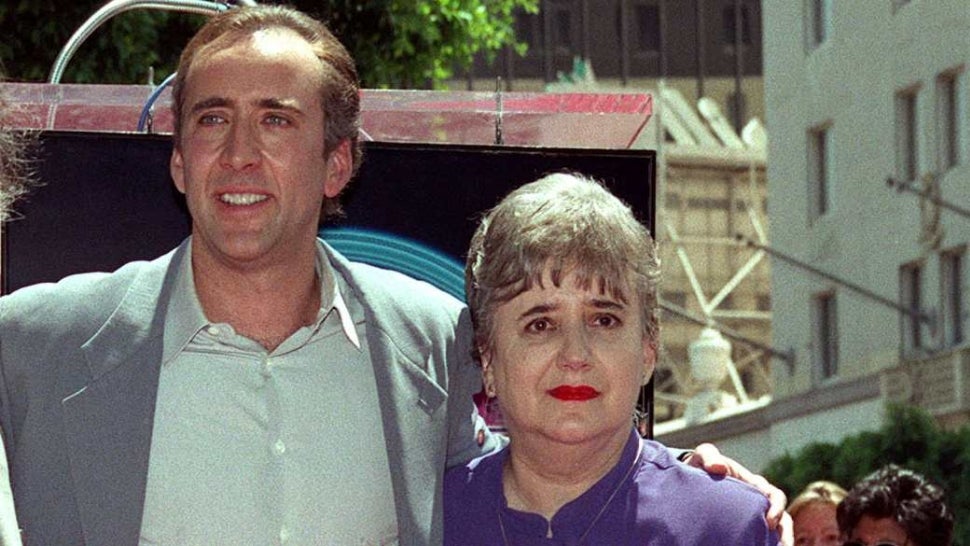  Nicolas Cage with his parents August Coppola, F.F.Coppola's brother and Joy Vogelsang.
