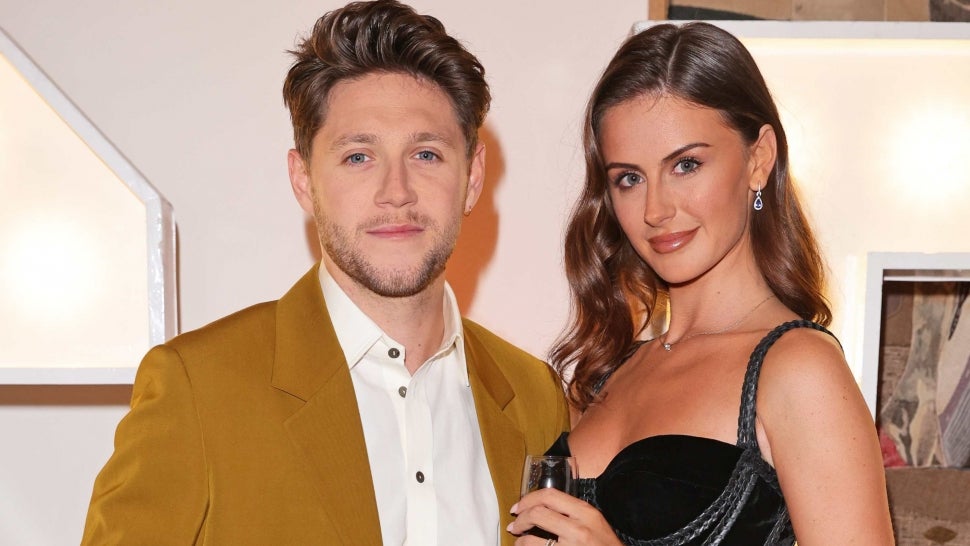  Niall Horan and Mia Woolley attend the Horan & Rose Show: Modest! Golf co-founder Niall Horan and Justin Rose brought the world of music and sport together at The Grove, presenting an evening of entertainment to raise money for The Black Heart Foundation on September 03, 2021 in Watford, England