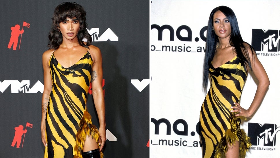 Bretman Rock Wore Aaliyah's VMA Dress 