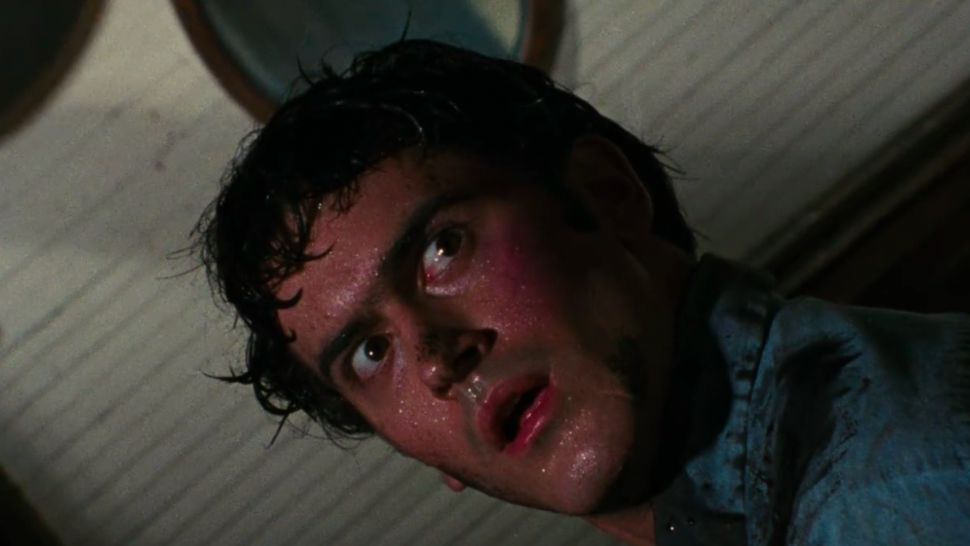 Bruce Campbell in 'The Evil Dead.'