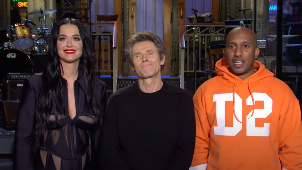 Willem Dafoe Prepares for the 'Best Night' of His Entire Life in New 'SNL' Promo With Katy Perry.jpg