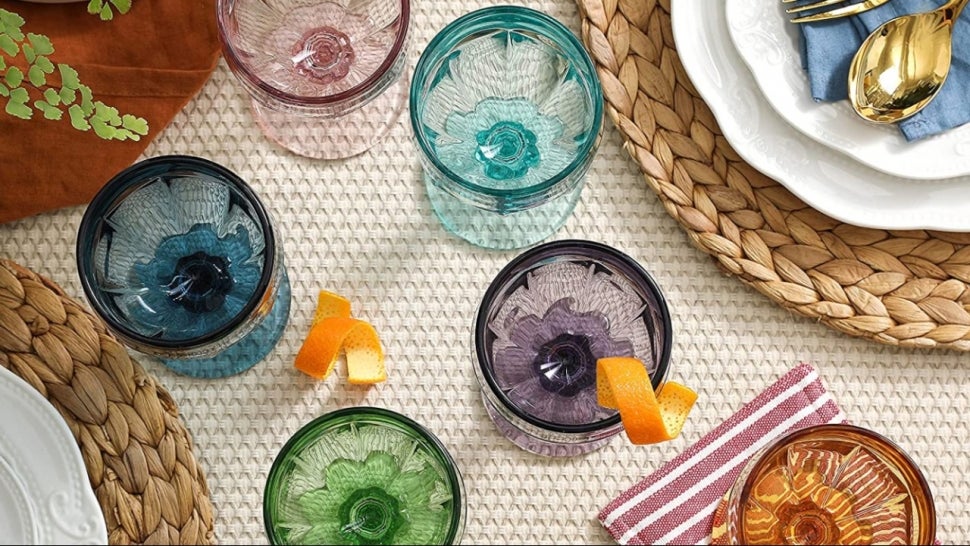 Colorful Glassware Section Amazon Spring