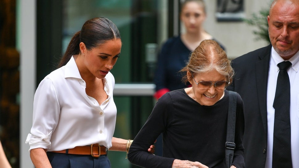 Meghan Markle and Gloria Steinem Have Lunch in NYC