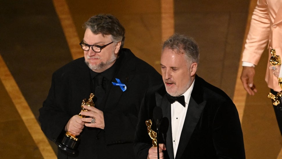 Guillermo del Toro and Mark Gustafson - Best Animated Feature Film for "Guillermo del Toro's Pinocchio" 