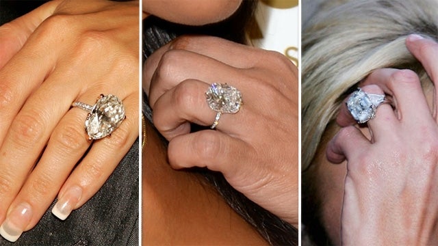 Size Does Matter: The Biggest And Best Celebrity Engagement Rings |  Entertainment Tonight