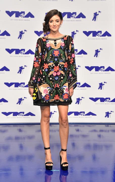  Caroline D'Amore attends the 2017 MTV Video Music Awards