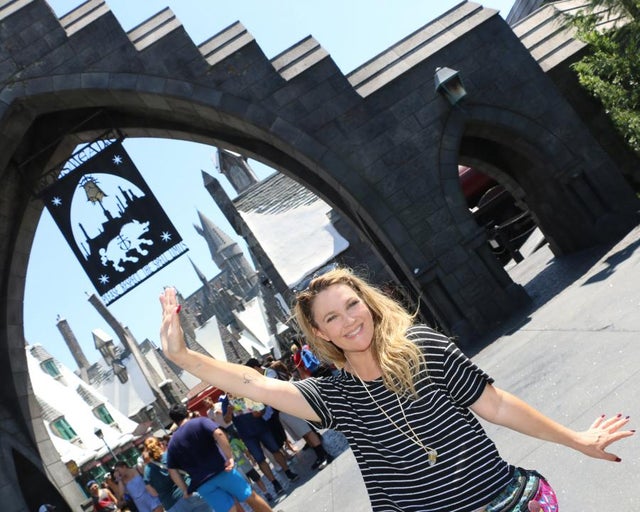 Drew Barrymore at Universal Studios Hollywood